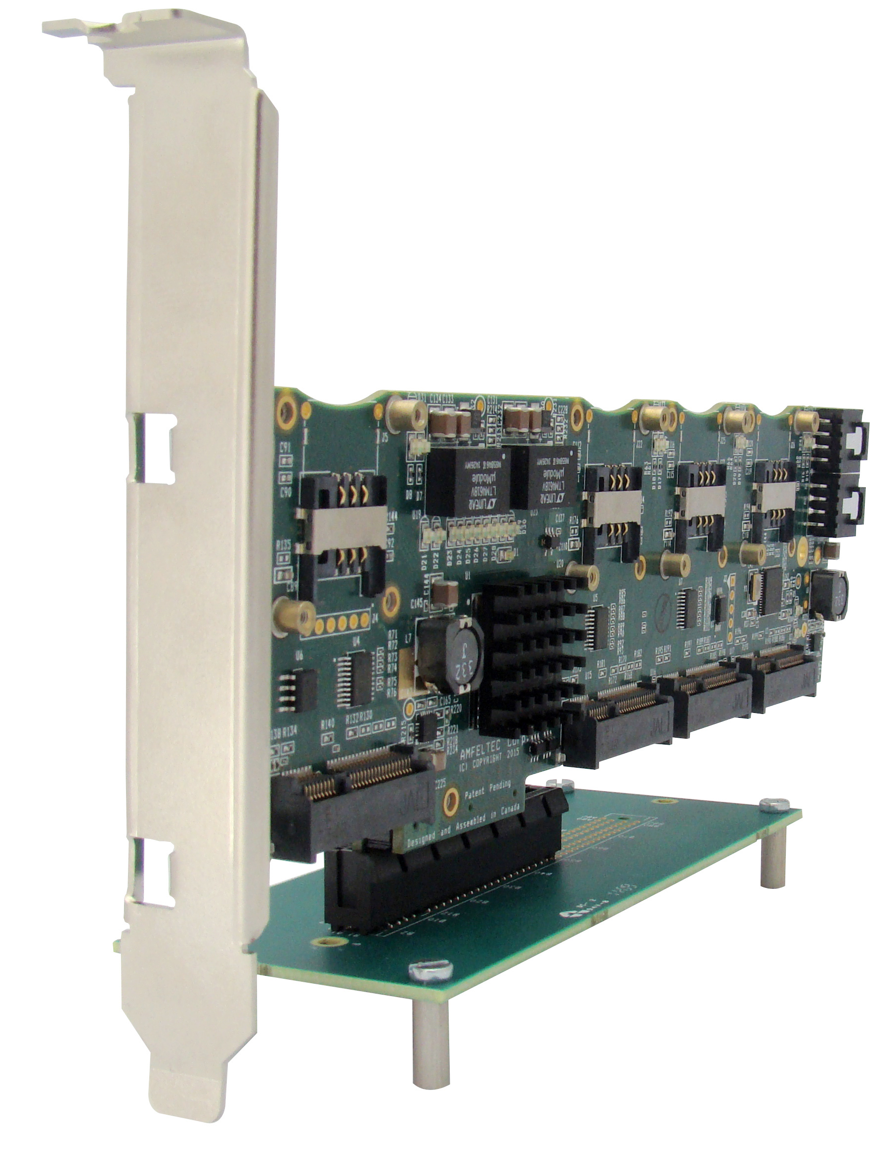 SQUID Carrier Board™ Family PCI Express Carrier Board for 8 MiniPCI