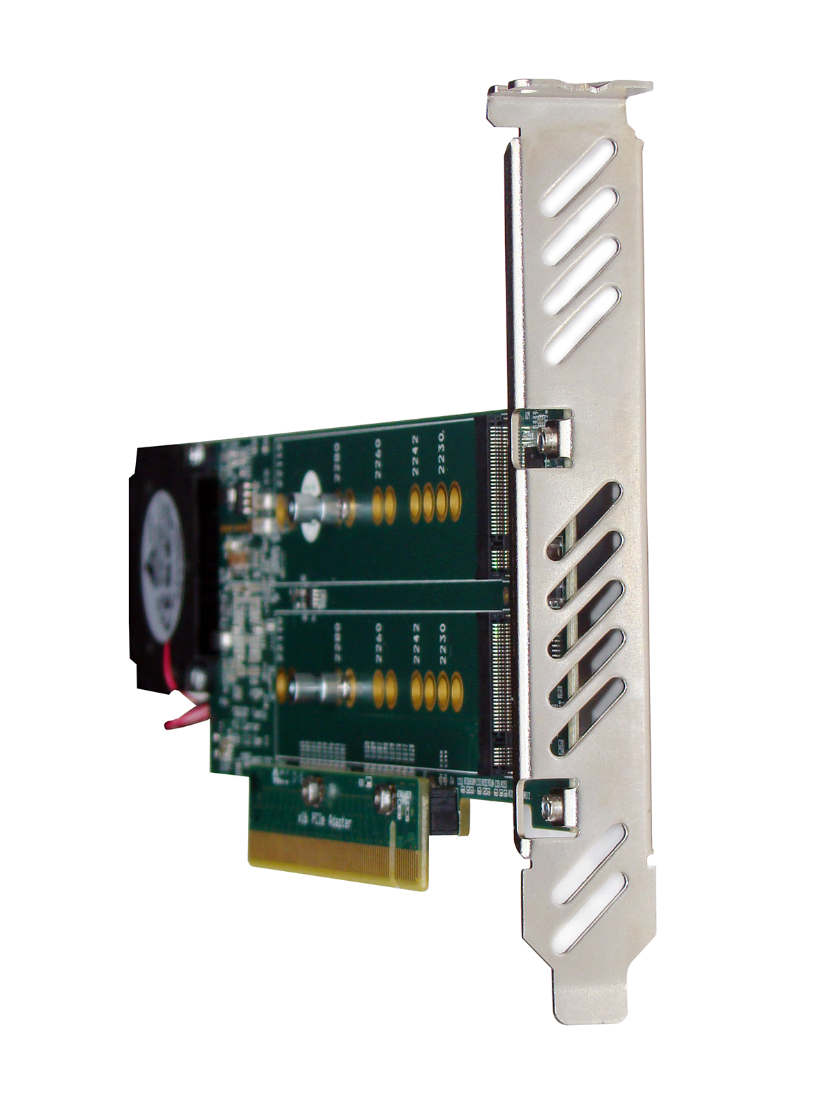 PCI Express Gen 3 Carrier Board for 4 M.2 SSD modules Amfeltec