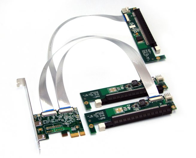 GPU-Oriented x1 PCIe 3-Way Splitter | Amfeltec Corporation