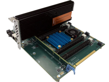 PCI Express Gen 3 Test Backplane with UUT